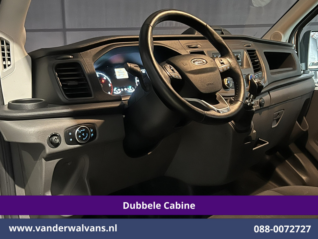 Ford Transit 2.0 TDCI 131pk L3H2 Dubbele Cabine Euro6 Airco | 6-Zits | LED | 2500kg Trekhaak | Cruisecontrol Verwarmde voorruit, Parkeersensoren 17