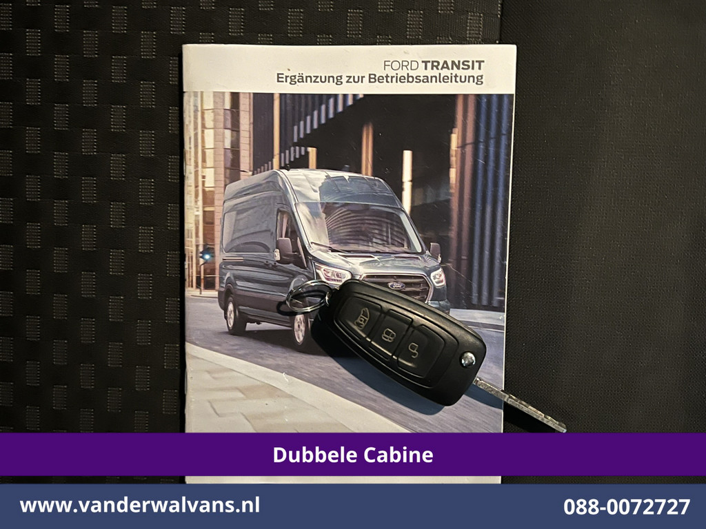 Ford Transit 2.0 TDCI 131pk L3H2 Dubbele Cabine Euro6 Airco | 6-Zits | LED | 2500kg Trekhaak | Cruisecontrol Verwarmde voorruit, Parkeersensoren 19