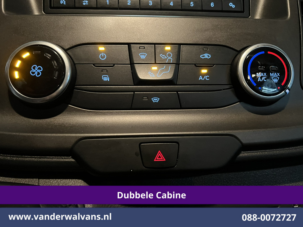 Ford Transit 2.0 TDCI 131pk L3H2 Dubbele Cabine Euro6 Airco | 6-Zits | LED | 2500kg Trekhaak | Cruisecontrol Verwarmde voorruit, Parkeersensoren 8
