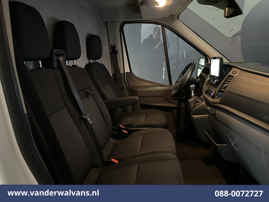 Ford Transit 2.0 TDCI 131pk L3H2 Euro6 Airco | Apple Carplay | Camera | Navigatie | Stoelverwarming | Cruisecontrol Parkeersensoren, Android Auto, Verwarmde voorruit, Bijrijdersbank 8
