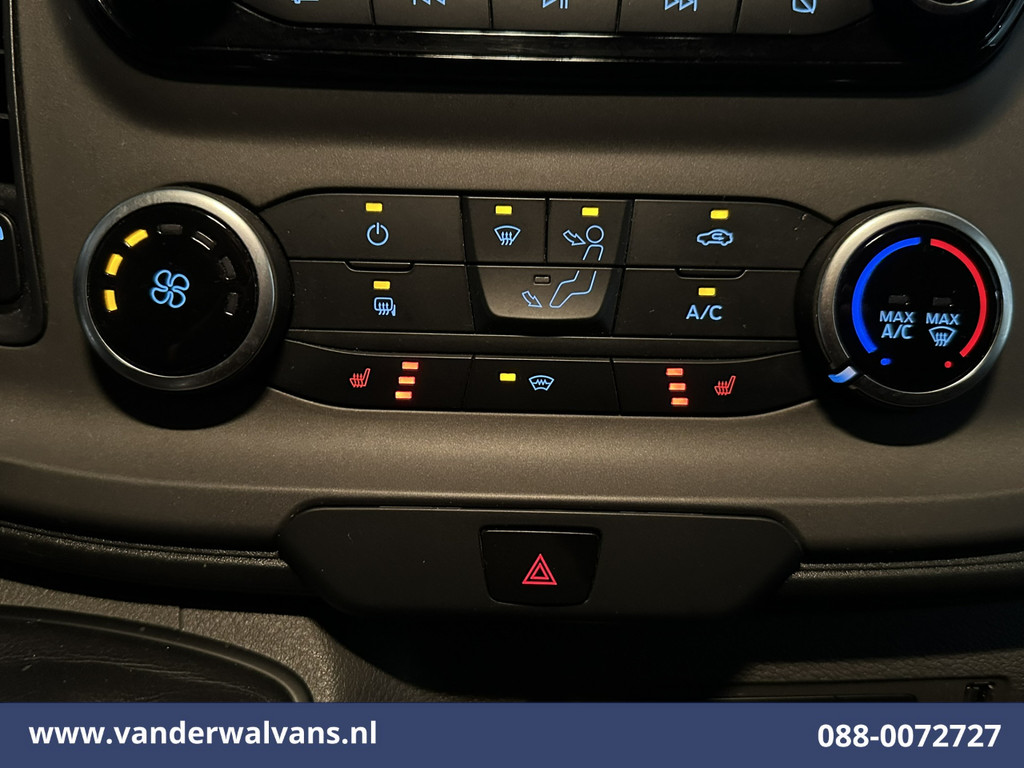 Ford Transit 2.0 TDCI 131pk L3H2 Euro6 Airco | Apple Carplay | Camera | Navigatie | Stoelverwarming | Cruisecontrol Parkeersensoren, Android Auto, Verwarmde voorruit, Bijrijdersbank 9
