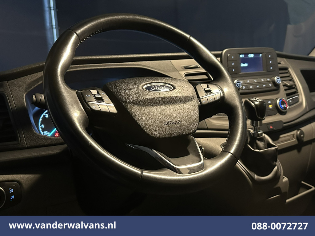 Ford Transit 2.0 TDCI 131pk L4H3 Euro6 Airco | Camera | Cruisecontrol | Verwarmde voorruit Parkeersensoren, Bijrijdersbank 14