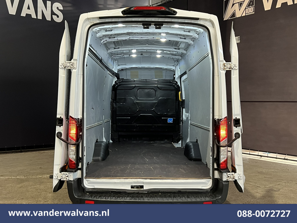 Ford Transit 2.0TDCI 131pk L4H3 Euro6 Airco | Camera | Navigatie | Apple Carplay | Android Auto | Cruisecontrol LED, Verwarmde voorruit, Stoelverwarming, Parkeersensoren, Bijrijdersbank 14