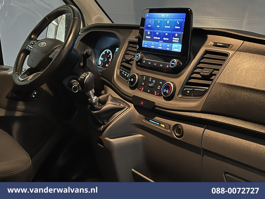 Ford Transit 2.0TDCI 131pk L4H3 Euro6 Airco | Camera | Navigatie | Apple Carplay | Android Auto | Cruisecontrol LED, Verwarmde voorruit, Stoelverwarming, Parkeersensoren, Bijrijdersbank 16