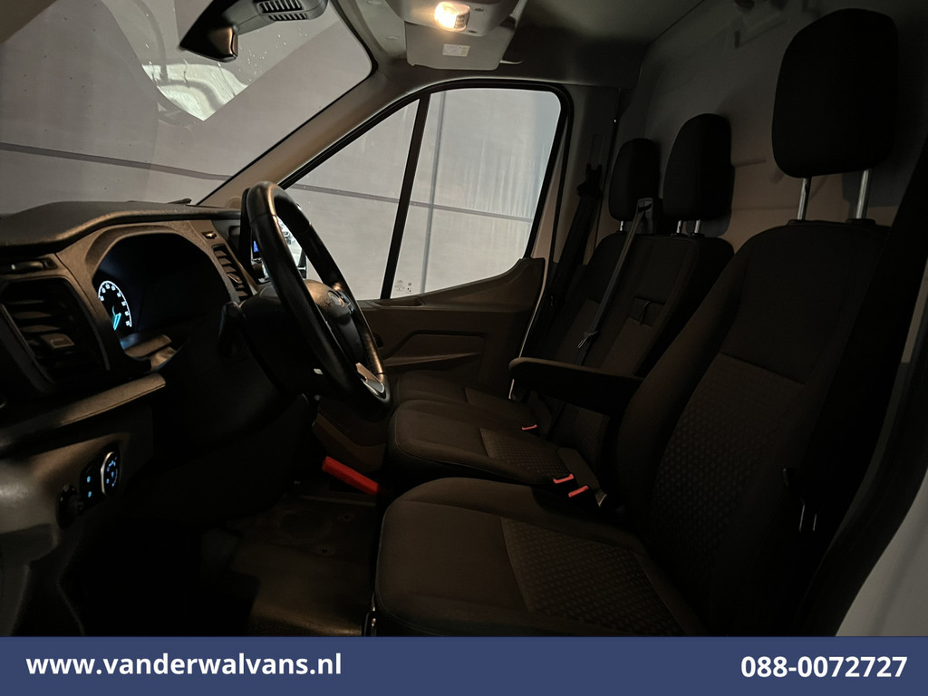 Ford Transit 2.0TDCI 131pk L4H3 Euro6 Airco | Camera | Navigatie | Apple Carplay | Android Auto | Cruisecontrol LED, Verwarmde voorruit, Stoelverwarming, Parkeersensoren, Bijrijdersbank 17