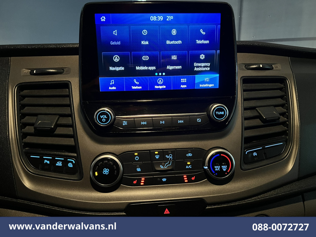 Ford Transit 2.0TDCI 131pk L4H3 Euro6 Airco | Camera | Navigatie | Apple Carplay | Android Auto | Cruisecontrol LED, Verwarmde voorruit, Stoelverwarming, Parkeersensoren, Bijrijdersbank 19