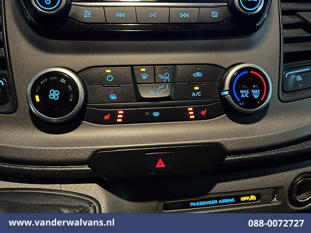Ford Transit 2.0TDCI 131pk L4H3 Euro6 Airco | Camera | Navigatie | Apple Carplay | Android Auto | Cruisecontrol LED, Verwarmde voorruit, Stoelverwarming, Parkeersensoren, Bijrijdersbank 8