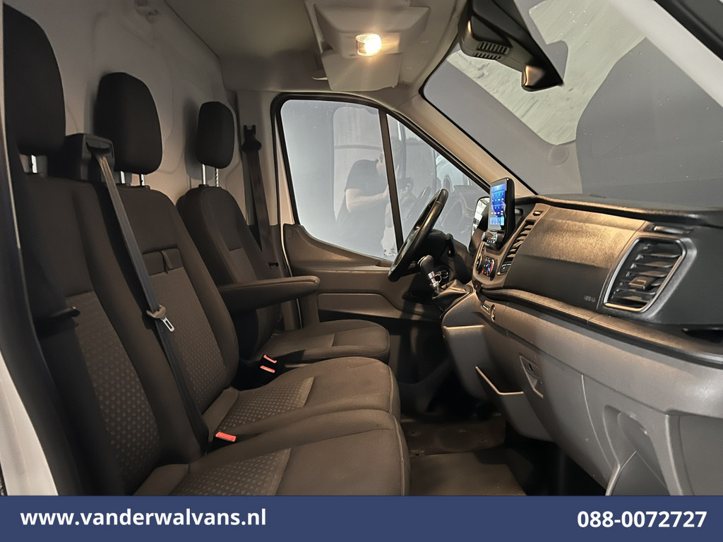 Ford Transit 2.0TDCI 131pk L4H3 Euro6 Airco | Camera | Navigatie | Apple Carplay | Android Auto | Cruisecontrol LED, Verwarmde voorruit, Stoelverwarming, Parkeersensoren, Bijrijdersbank 9