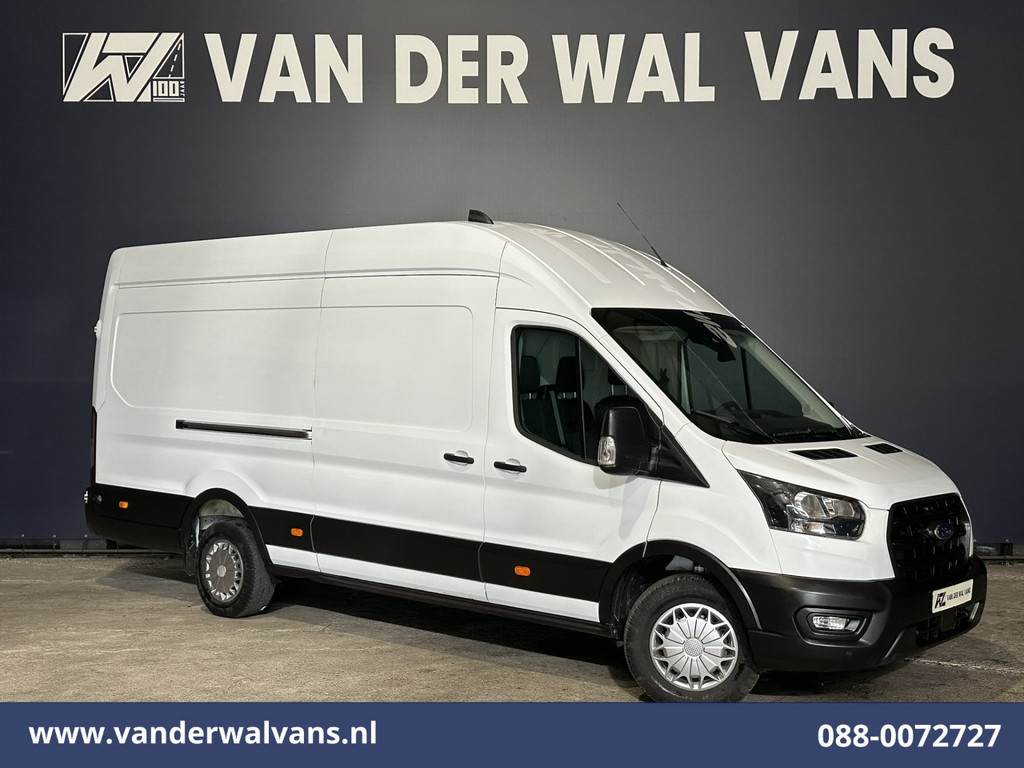 Ford Transit 2.0 TDCI 131pk L4H3 Jumbo Euro6 Airco | Camera | Cruisecontrol | Verwarmde voorruit Parkeersensoren, Bijrijdersbank