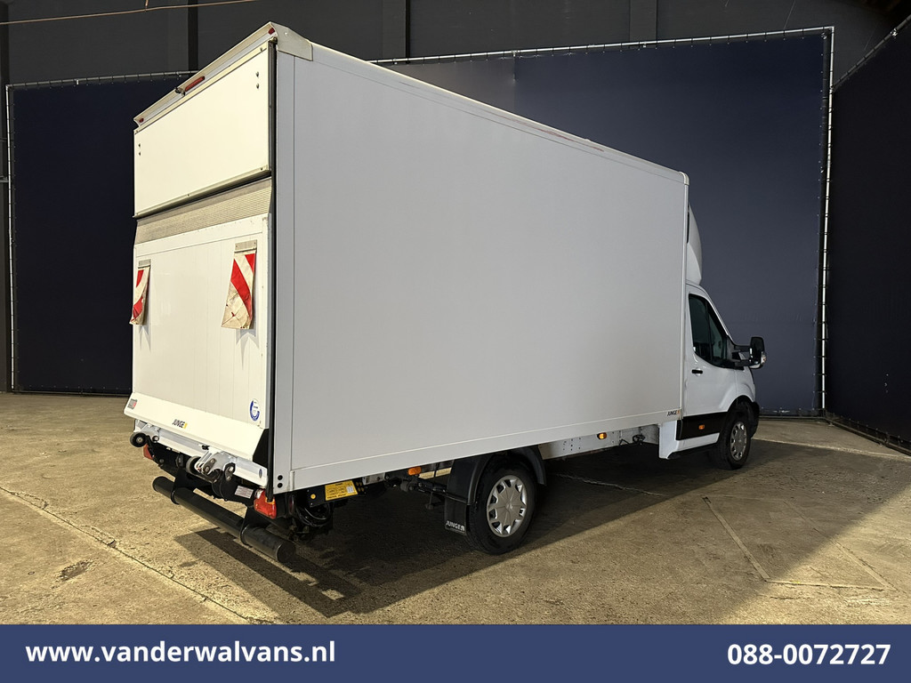 Ford Transit 2.0 TDCI 161pk Bakwagen 225cm hoog Laadklep Euro6 Airco | Camera | Cruisecontrol | 950kg laadvermogen Bijrijdersbank, 2800kg trekvermogen 11