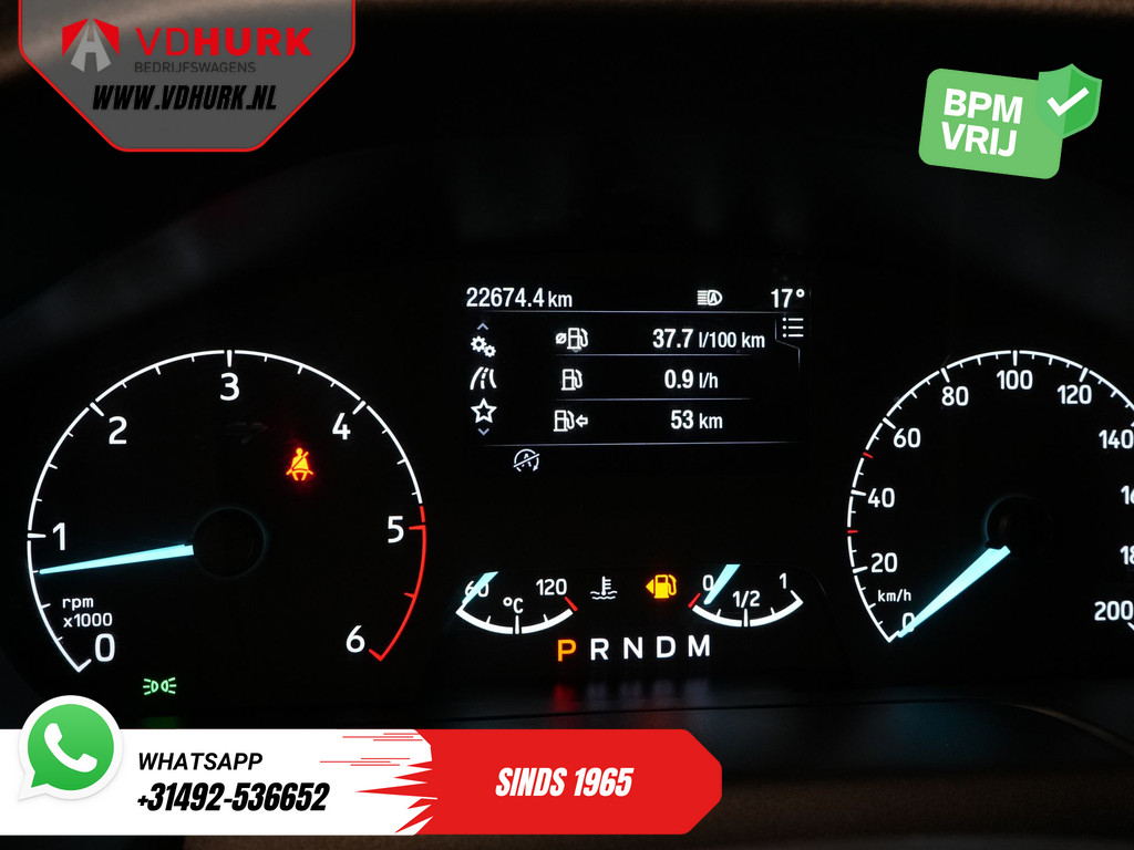 Ford Transit 2.0 TDCI 170 pk Aut. L3H2 Adapt.Cruise/ Bi-Xenon/ 360Gr.Camera/ Carplay/ Climate/ PDC/ Trekhaak 20