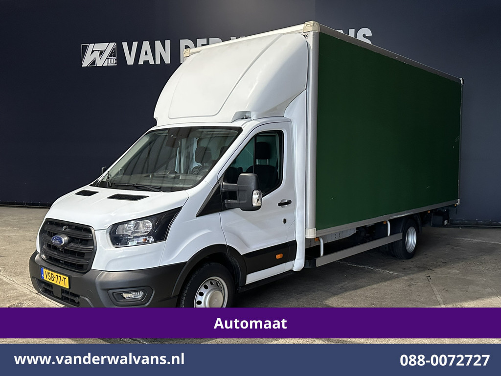 Ford Transit 2.0 TDCI 170pk Automaat Bakwagen 232cm Hoog Laadklep Zijdeur Euro6 Airco | Cruisecontrol | 2800kg Trekhaak Verwarmde voorruit, Bijrijdersbank 9