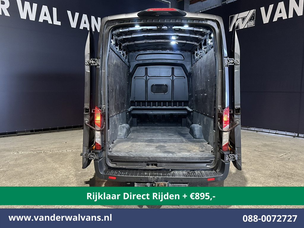 Ford Transit 2.0 TDCI 185pk L4H3 Dubbele Cabine Euro6 *Rijklaar Direct Rijden* Airco | 6-Zits | Camera | Cruisecontrol Parkeersensoren, 2800kg trekvermogen 12