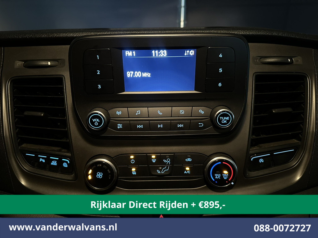 Ford Transit 2.0 TDCI 185pk L4H3 Dubbele Cabine Euro6 *Rijklaar Direct Rijden* Airco | 6-Zits | Camera | Cruisecontrol Parkeersensoren, 2800kg trekvermogen 16