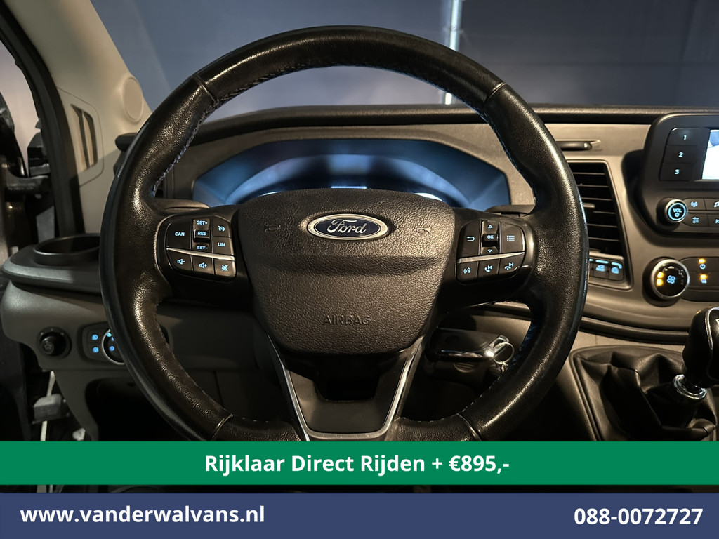 Ford Transit 2.0 TDCI 185pk L4H3 Dubbele Cabine Euro6 *Rijklaar Direct Rijden* Airco | 6-Zits | Camera | Cruisecontrol Parkeersensoren, 2800kg trekvermogen 5