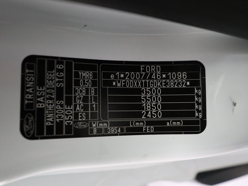 Ford Transit 2.0TDCI Bakwagen+Laadklep | Airco | Cruise | 3-Persoons 20
