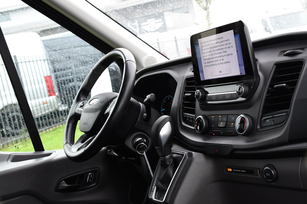 Ford Transit 2.0 TDCI L2H2 DC Raptor Grill Camera, Cruise, Carplay, Stoelverwarming, 130pk, Automaat, Multimedia, 2 x Schuifdeur, Uniek! 13