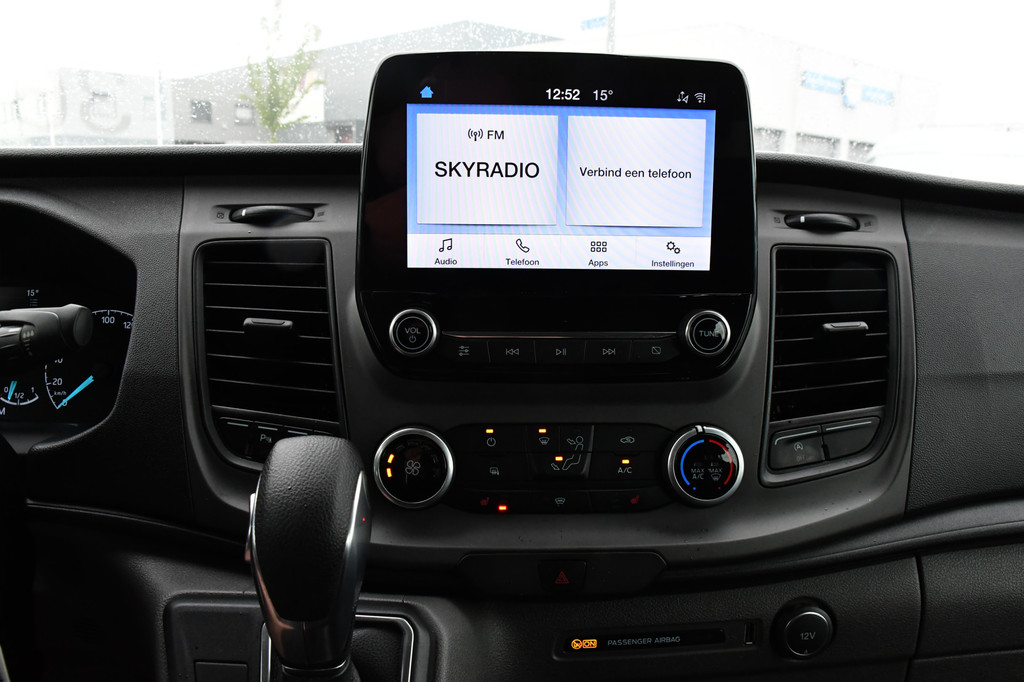 Ford Transit 2.0 TDCI L2H2 DC Raptor Grill Camera, Cruise, Carplay, Stoelverwarming, 130pk, Automaat, Multimedia, 2 x Schuifdeur, Uniek! 21