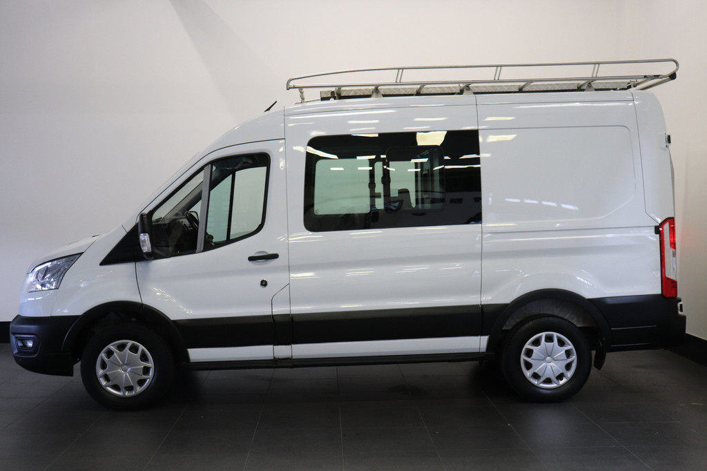 Ford Transit 2.0 TDCI L2H2 Dubbel cabine EURO 6 - Airco - Cruise - PDC - â¬15.900,- Excl. 11