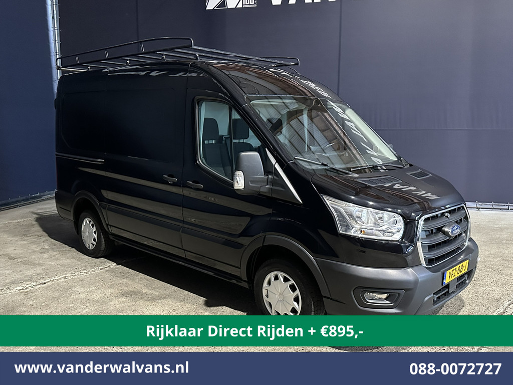 Ford Transit 2.0 TDCI L2H2 Euro6 *Nieuwe apk* Airco | Camera | Navigatie | Imperiaal | Trekhaak | Trap Cruisecontrol, Parkeersensoren, Bijrijdersbank 8