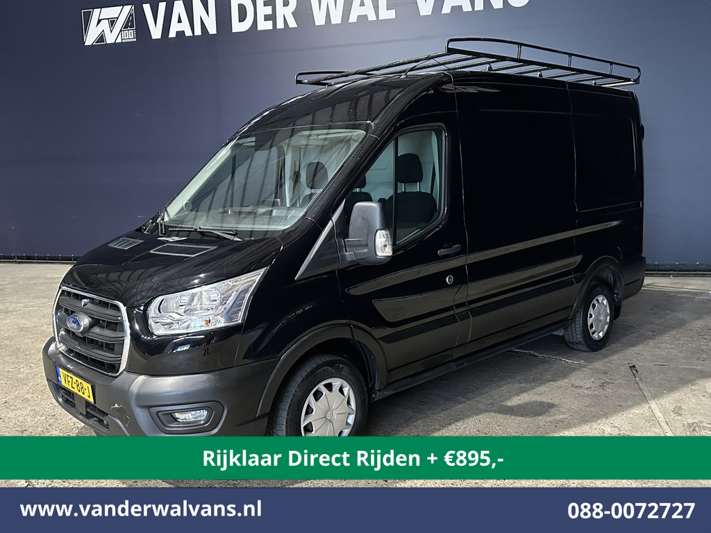 Ford Transit 2.0 TDCI L2H2 Euro6 *Nieuwe apk* Airco | Camera | Navigatie | Imperiaal | Trekhaak | Trap Cruisecontrol, Parkeersensoren, Bijrijdersbank 9