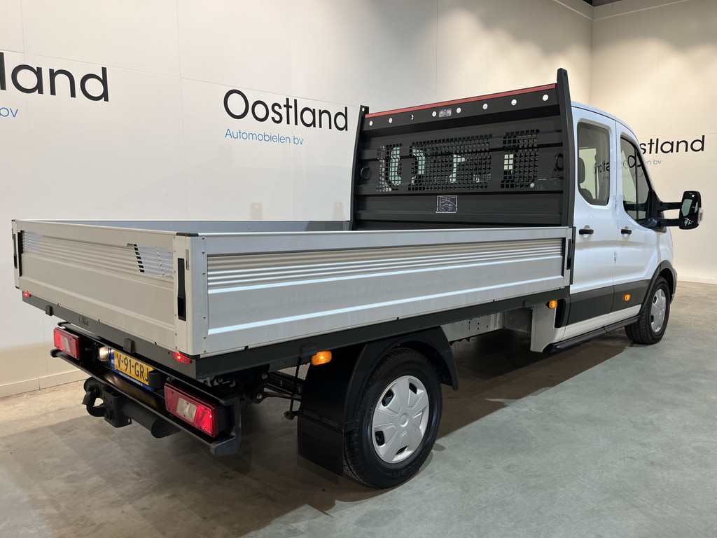 Ford Transit 2.0 TDCI L3H1 130 PK DC 7 pers. Open Laadbak / Euro 6 / Airco / Cruise Control / Trekhaak / CarPlay / 23.600 KM !! 14
