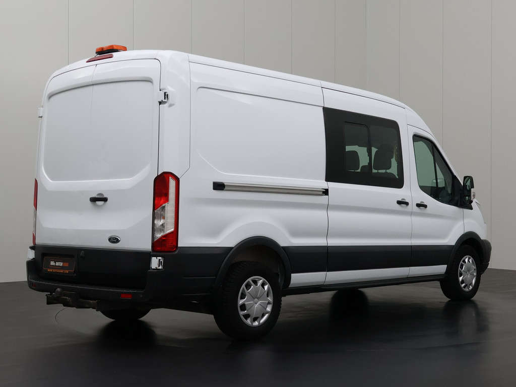 Ford Transit 2.0TDCi 130PK L3H2 Dubbele Cabine | 7-Persoons | Navigatie | Camera | Airco | Cruise | 2800Kg Trekhaak 2