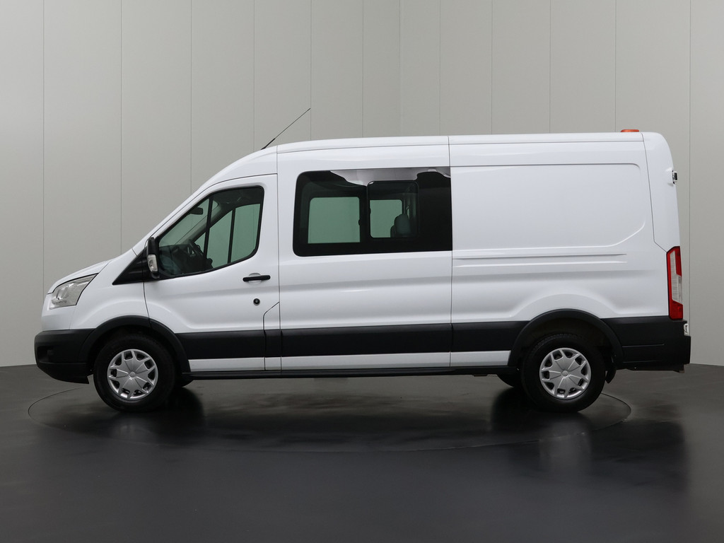 Ford Transit 2.0TDCi 130PK L3H2 Dubbele Cabine | 7-Persoons | Navigatie | Camera | Airco | Cruise | Trekhaak 2800Kg 12