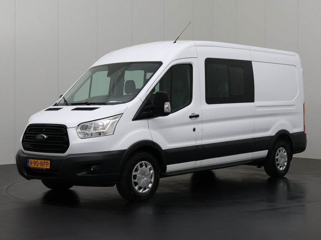 Ford Transit 2.0TDCi 130PK L3H2 Dubbele Cabine | 7-Persoons | Navigatie | Camera | Airco | Cruise | Trekhaak 2800Kg 7