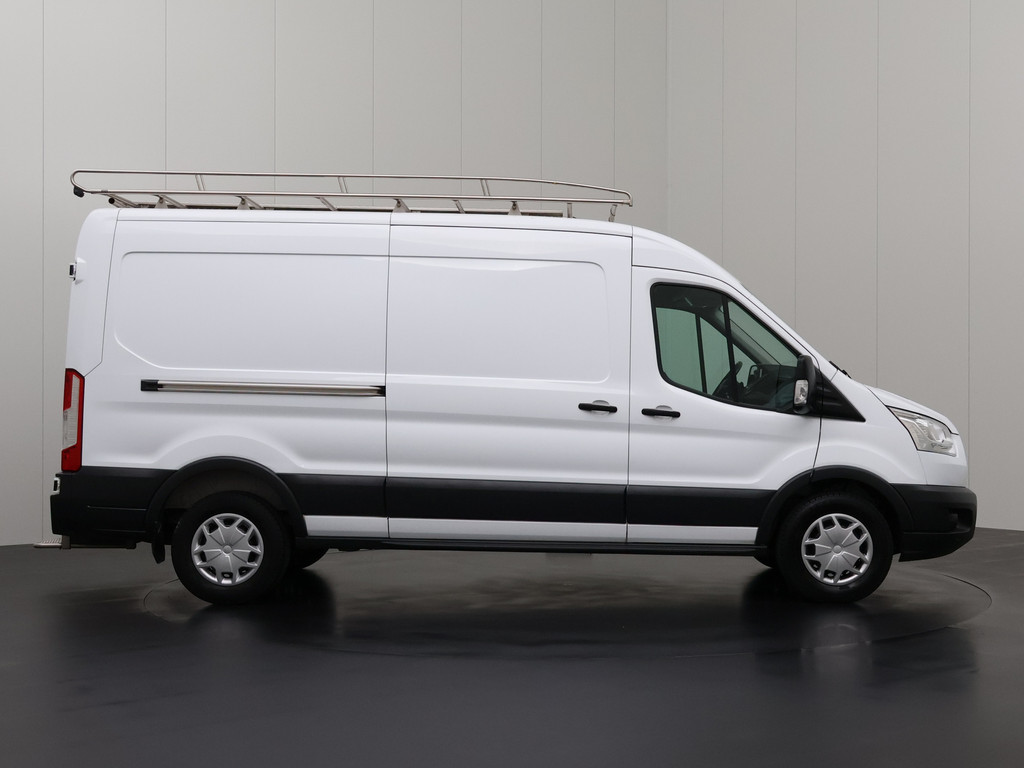 Ford Transit 2.0TDCi 130PK L3H2 Imperiaal | Trekhaak | Navigatie | Airco | Cruise | Betimmering | 3-Persoons 13