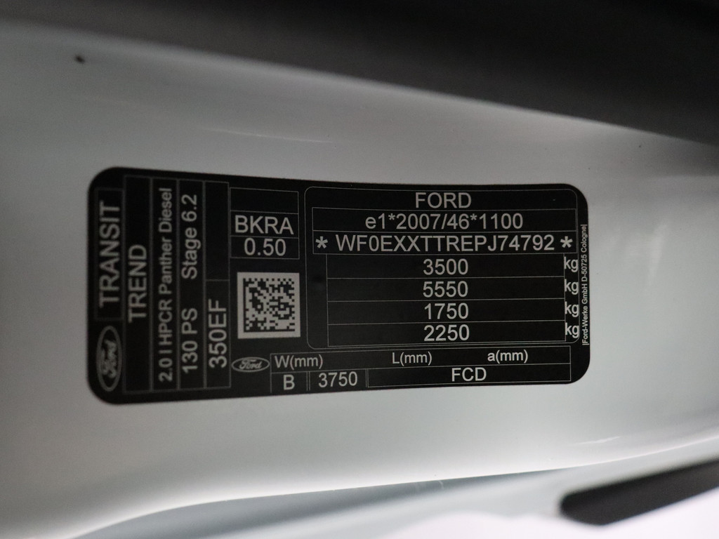 Ford Transit 2.0TDCi 130PK L4H3 Jumbo Model 2025 | Navigatie | Camera | Airco | Cruise | 3-Persoons 21