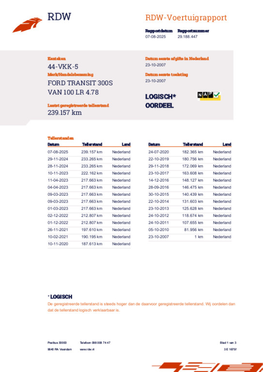 Ford Transit 300S 2.4 TDCI 100pk AIRCO 12