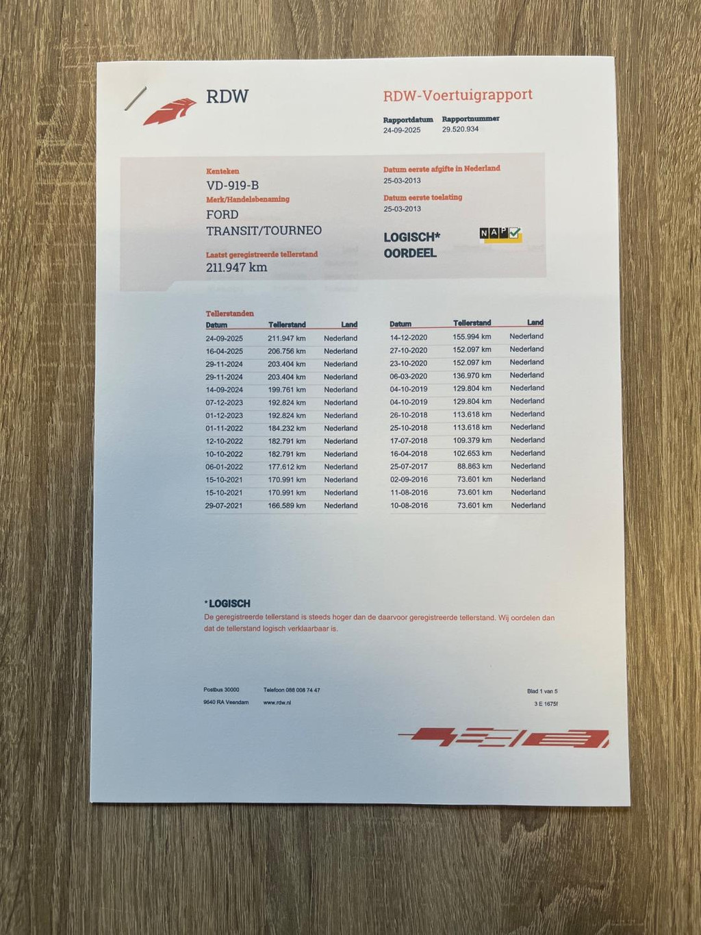 Ford Transit 330L 2.2 TDCI 125PK Ambiente HOOG / LANG AIRCO, 3 PERSOONS, TREKHAAK, ZOMEENEEM PRIJS! 9