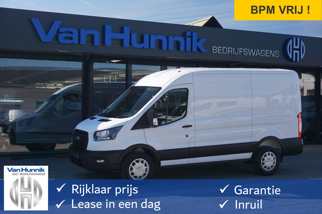 Ford Transit 330M 105PK Trend L2H2 BPM VRIJ!! Airco, Cruise, Camera!! NR. J340*
