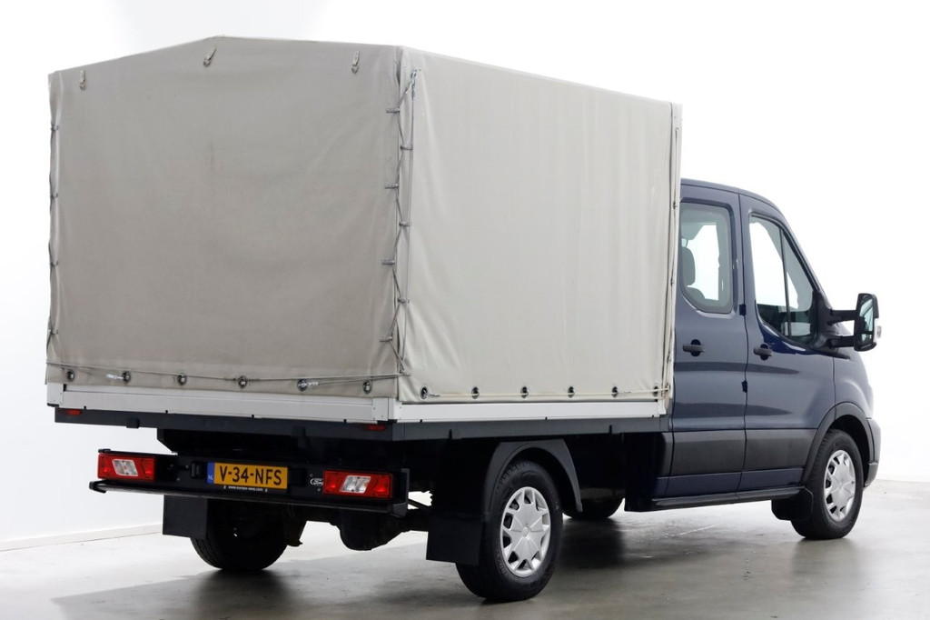 Ford Transit 350 2.0 TDCI 130pk 4x4 L2H1 Trend D.C. Open laadbak met huif 06-2020 13