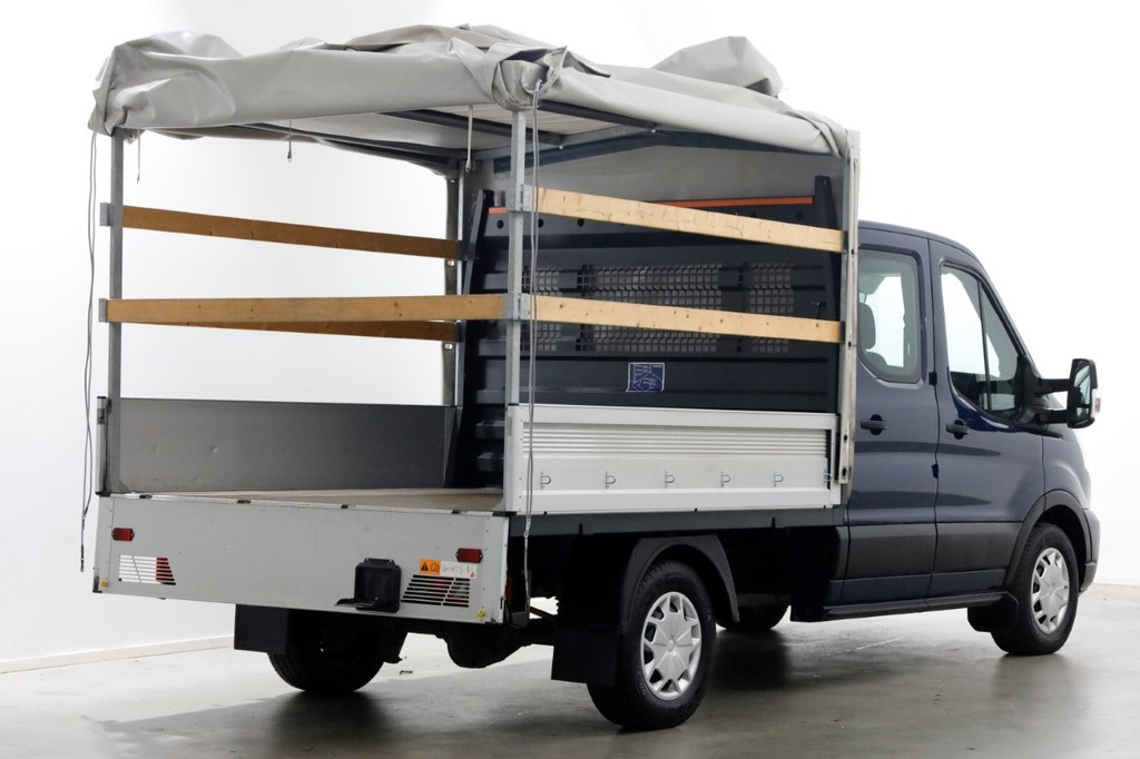 Ford Transit 350 2.0 TDCI 130pk 4x4 L2H1 Trend D.C. Open laadbak met huif 06-2020 15