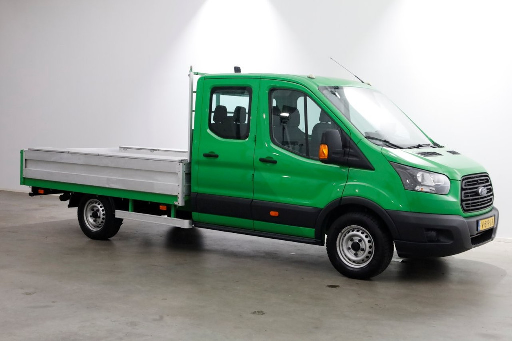 Ford Transit 350 2.0 TDCI 130pk E6 RWD D.C. Open Laadbak Trekhaak 2800kg 02-2018 12