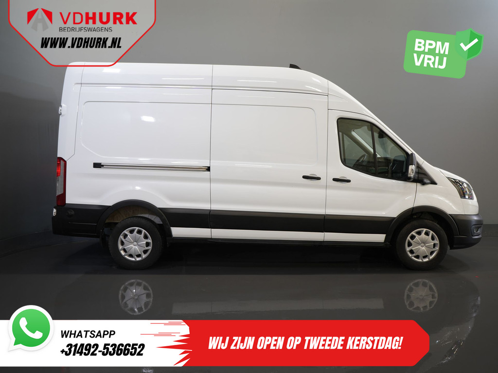 Ford Transit 350 2.0 TDCI 130 pk L3H3 Adapt.Cruise/ 360 Camera/ 270Gr.Deuren/ Stoelverw./ Navi/ Carplay/ PDC/ Climate 11