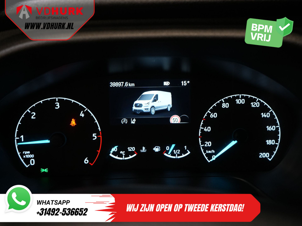 Ford Transit 350 2.0 TDCI 130 pk L3H3 Adapt.Cruise/ 360 Camera/ 270Gr.Deuren/ Stoelverw./ Navi/ Carplay/ PDC/ Climate 20