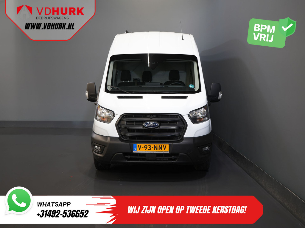 Ford Transit 350 2.0 TDCI 130 pk L3H3 Adapt.Cruise/ 360 Camera/ 270Gr.Deuren/ Stoelverw./ Navi/ Carplay/ PDC/ Climate 7