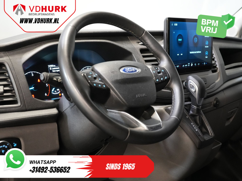 Ford Transit 350 2.0 TDCI 170 pk Aut. Jumbo L4H3 RWD BPM VRIJ! 270 Gr. Deuren/ Climate/ Betimmerd/ Camera/ Carplay/ Cruise/ PDC 14