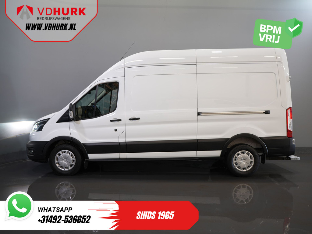 Ford Transit 350 2.0 TDCI 185 pk Aut. L3H3 Riem V.V/ 2xSchuifdeur/ Bi-Xenon/ Elek.Stoel/ Carplay/ Stoelverw./ Camera/ Cruise/ PDC/ Navi 10