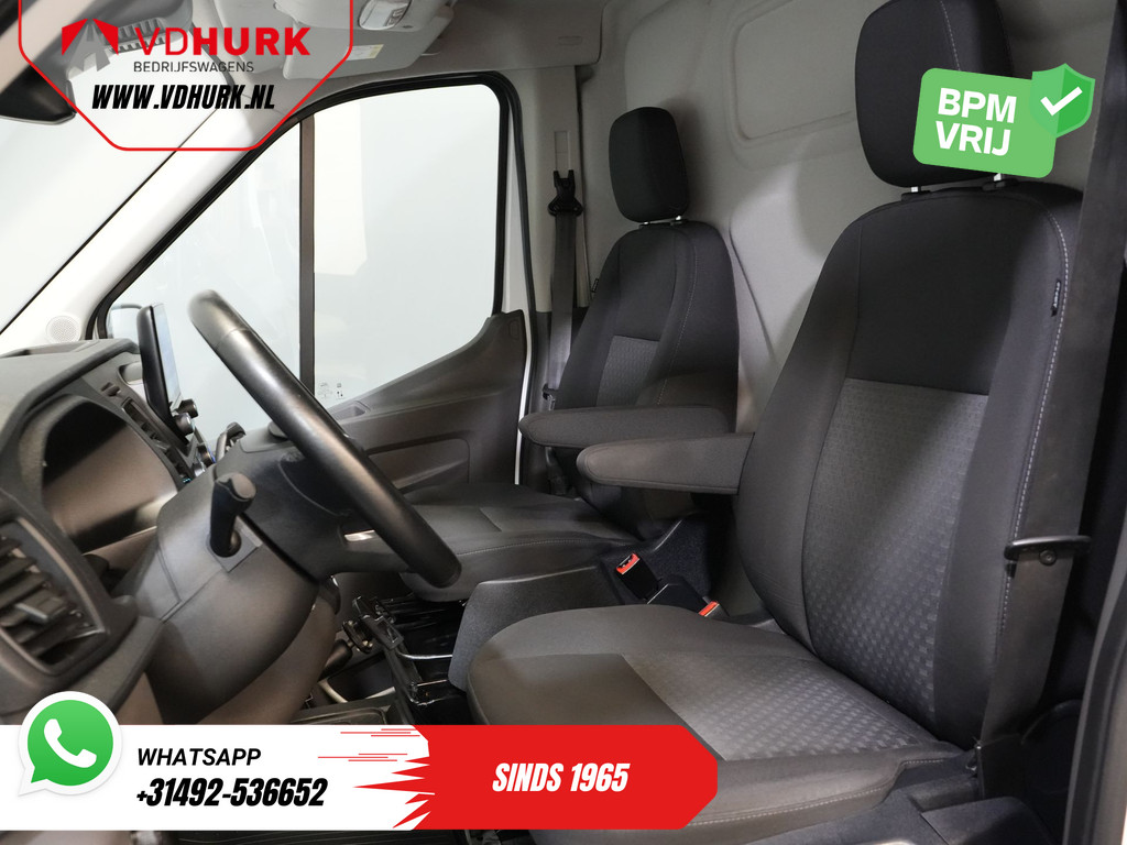 Ford Transit 350 2.0 TDCI 185 pk Aut. L3H3 Riem V.V/ 2xSchuifdeur/ Bi-Xenon/ Elek.Stoel/ Carplay/ Stoelverw./ Camera/ Cruise/ PDC/ Navi 12