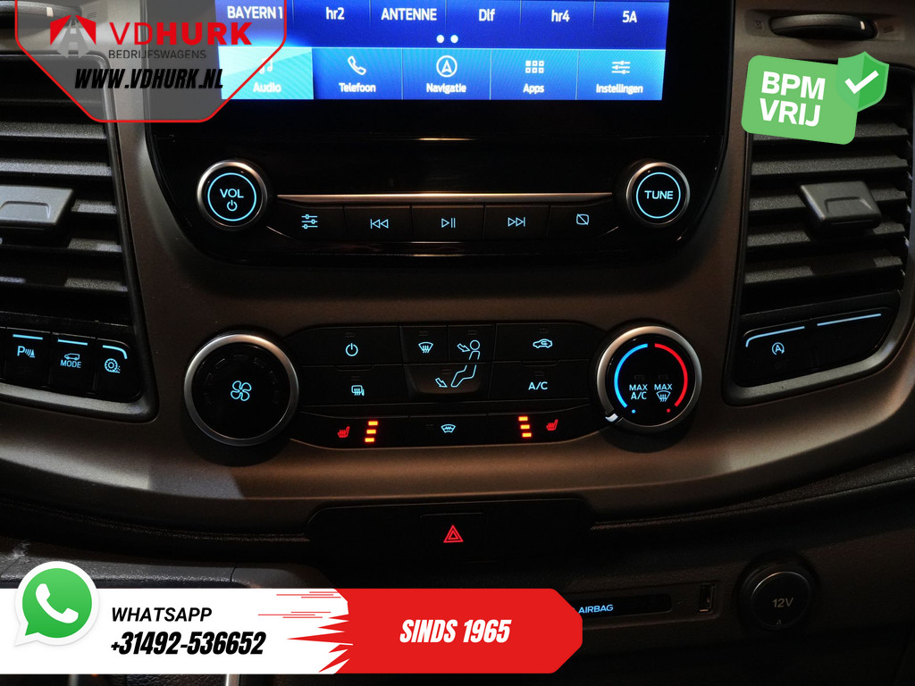 Ford Transit 350 2.0 TDCI 185 pk Aut. L3H3 Riem V.V/ 2xSchuifdeur/ Bi-Xenon/ Elek.Stoel/ Carplay/ Stoelverw./ Camera/ Cruise/ PDC/ Navi 20