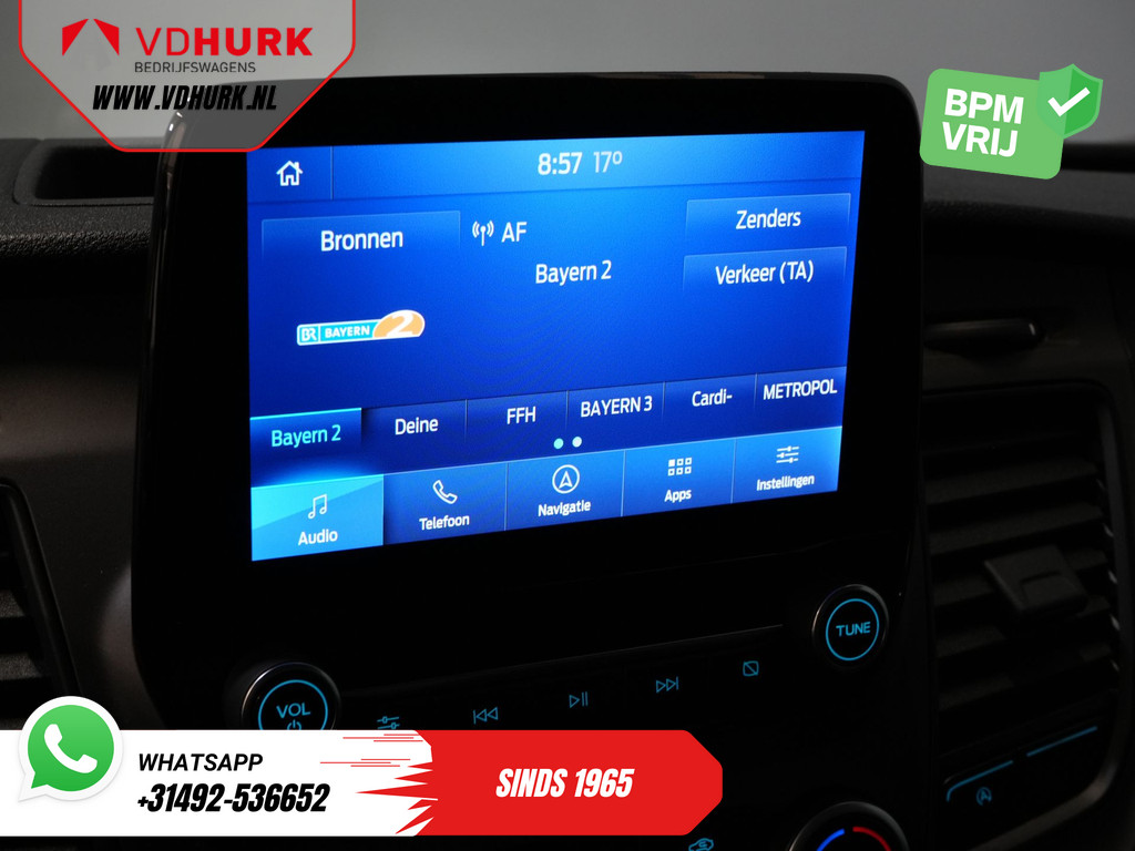 Ford Transit 350 2.0 TDCI 185 pk Aut. L3H3 Riem V.V/ 2xSchuifdeur/ Bi-Xenon/ Elek.Stoel/ Carplay/ Stoelverw./ Camera/ Cruise/ PDC/ Navi 21