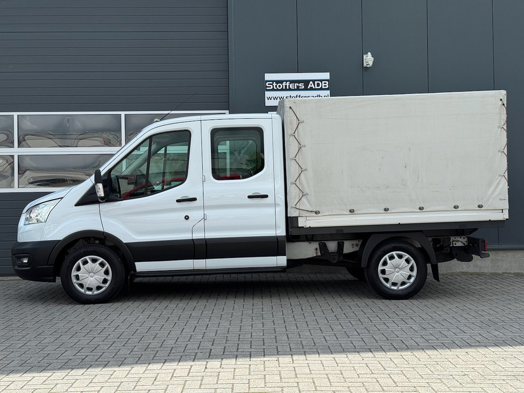 Ford Transit 350 2.0 TDCI L2H1 DC 4WD | Huif | CarPlay | Navi | Cruise | 7-persoons | Standkachel | Airco | Trekhaak | AWD 4x4 5