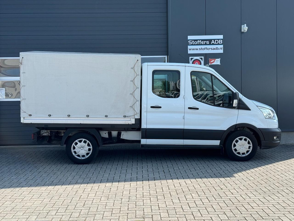 Ford Transit 350 2.0 TDCI L2H1 DC 4WD | Huif | CarPlay | Navi | Cruise | 7-persoons | Vierwielaandrijving | Airco | AWD 4x4 7