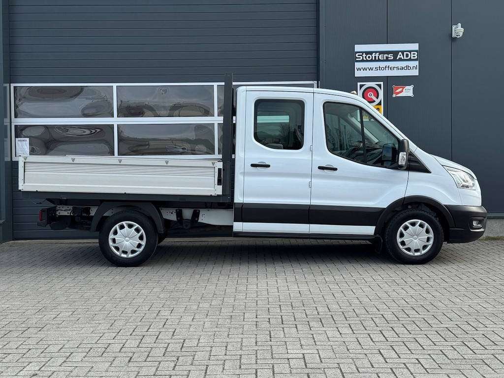 Ford Transit 350 2.0 TDCI L2H1 DC Trend 4WD | Open laadbak | Bluetooth | Kunstleder | 7-pers | Cruise| Airco | Radio | AWD 4×4 7