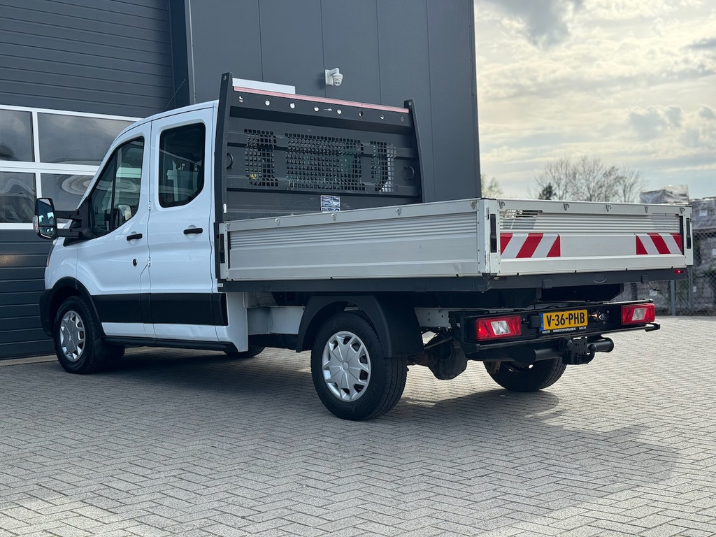 Ford Transit 350 2.0 TDCI L2H1 DC Trend 4WD | Open laadbak | Bluetooth | Kunstleder | 7-pers | Cruise| Airco | Radio | AWD 4×4 9
