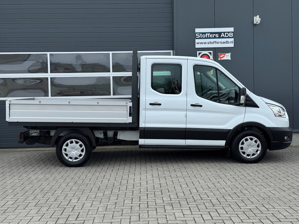 Ford Transit 350 2.0 TDCI L2H1 DC Trend 4WD | Open laadbak | Bluetooth | Kunstleder | 7-pers | Cruise| Radio | Airco | AWD 4x4 7